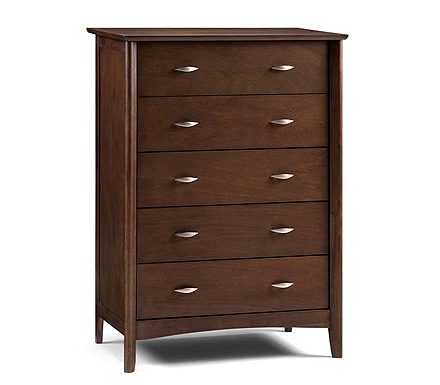 Minuet Solid Wood 5 Drawer Chest