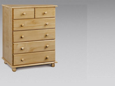 Pickwick 4 + 2 Drawer Chest Small Single (2