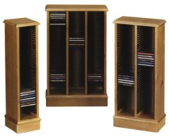 Pine CD Cabinet - Double