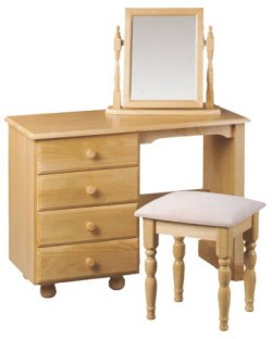 Julian Bowen Pine Single Dressing Table