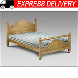 Julian Bowen Stock - Emma 4ft 6 Double Bedstead - Solid