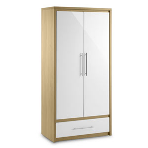 Julian Bowen Stockholm 2 Door Wardrobe Combi