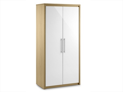 Julian Bowen Stockholm 2 Door Wardrobe Small Single (2