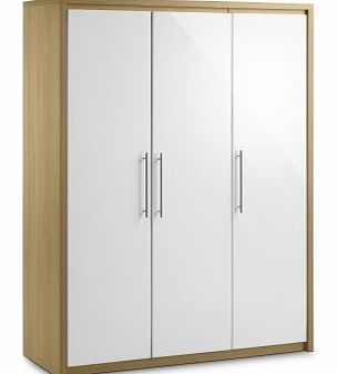 Julian Bowen Stockholm 3 Door All Hanging Wardrobe