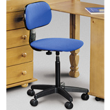 Swivel Chair with Metal frame with padded seat in Blue