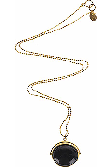 Julie Sandlau Black onyx pendant necklace