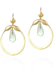Julie Sandlau Fluorite droplet earrings