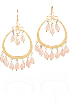 Moonstone droplet earrings