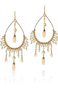 Peridot and Moonstone Earrings