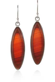 Julie Sandlau Red Onyx Droplet Earrings