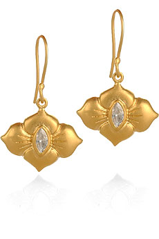 Julie Sandlau Small lotus flower earrings