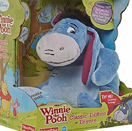 Juliets Kiss Fisher Price Disney Classic Eeyore Soft Toy