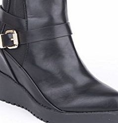 Juliets Kiss Womens Hidden Wedge Chelsea Ankle Boots Ladies (UK 5 - EU 38 - Brown)