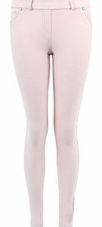 Juliets Kiss Womens Pale Pink Jean Legging Ladies (12 - Pink)
