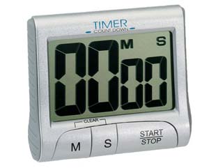 LCD timer clock