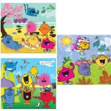 Jumbo Mr Men 3 x 50 Piece Trio Puzzle