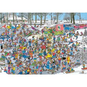 On Thin Ice Jan Van Haasteren 1000 Piece Jigsaw Puzzle