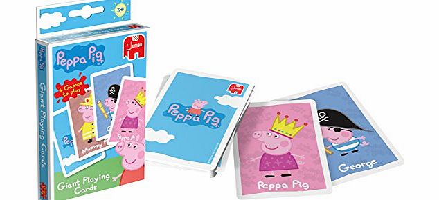 Jumbo Peppa Pig Giant Playing Cards