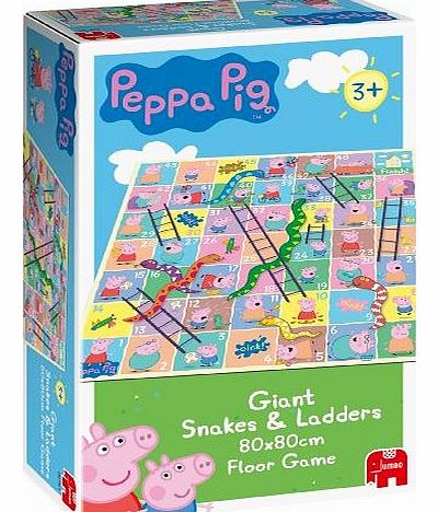 Jumbo Peppa Pig Giant Snakes & Ladders