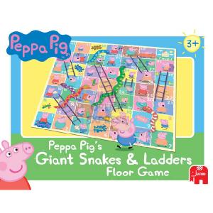Jumbo Peppa Pig Snakes and Ladders Floor Game