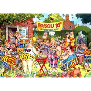 Jumbo Wasgij 10 Year Anniversary The Secret Is Out 1000 Piece Jigsaw Puzzle