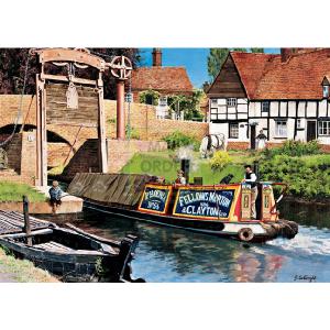 Jumbo Working The Waterways 1000 Piece Jigsaw Puzzle