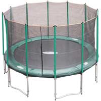 Jump for Fun Trampolines 10ft Sky Jump Trampoline and Safety Net
