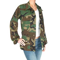 Jungle Camouflage Pattern Military Jacket