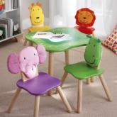 Jungle Friends Table and 4 Chairs