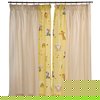 Safari Childrens Curtains - Yellow (54