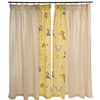 Safari Curtains - Yellow 54s