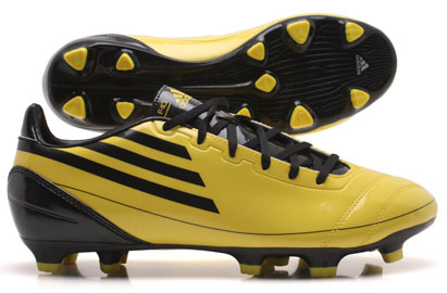 Junior Football Boots  F10 TRX FG WC Football Boots Sun Yellow/Black Kids