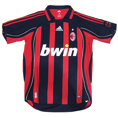 Junior sizes Adidas 06-07 AC Milan home - Kids