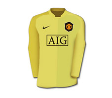 Junior sizes Nike 06-07 Man Utd GK home - Kids