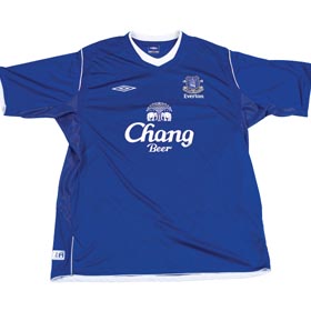 Junior sizes Umbro Everton Boys home 04/05