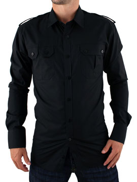 Junk de Luxe Black Pot Plain Shirt