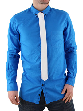Junk de Luxe Blue Darwin Dye Shirt and Tie