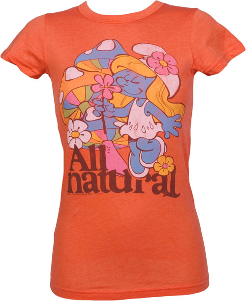 Junk Food All Natural Ladies Smurfette T-Shirt from Junk Food