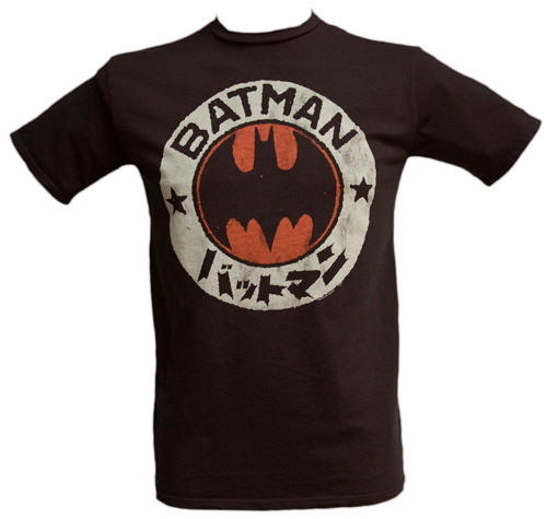Batman Japanese Logo Men` T-Shirt from Junk Food
