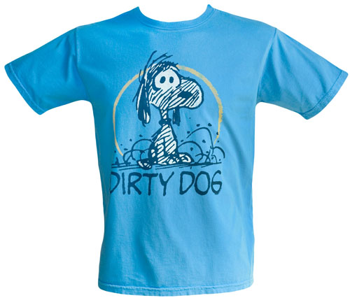 Junk Food Dirty Dog Men` Snoopy T-Shirt