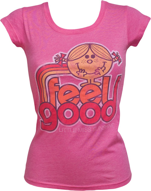 Junk Food Feel Good Little Miss Sunshine Ladies T-Shirt from Junk Food