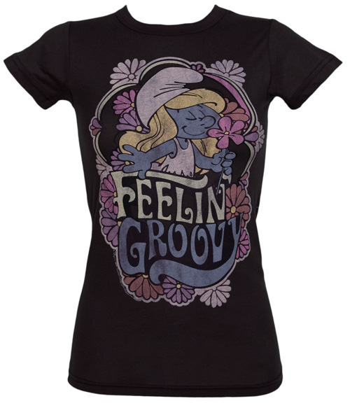 Feeling Groovy Ladies Smurfette T-Shirt from
