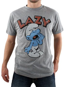 Junk Food Grey Lazy T-Shirt