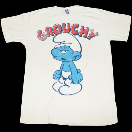 Grouchy Smurf Sugar White Mens T-Shirt