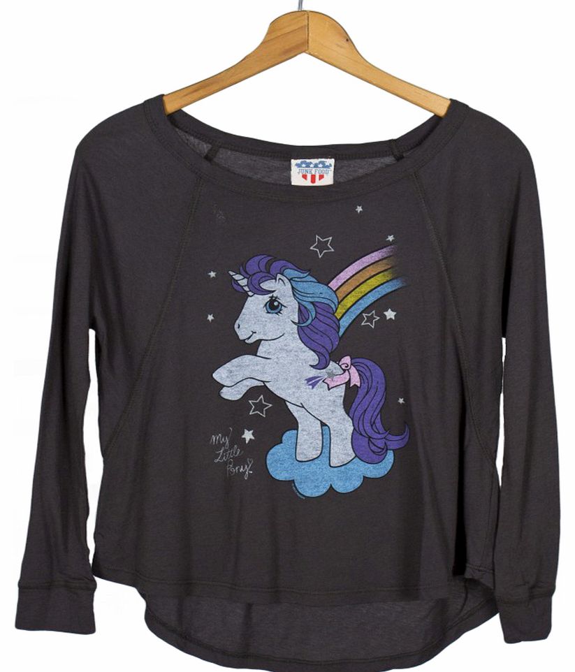 Kids Charcoal My Little Pony Slouch T-Shirt from