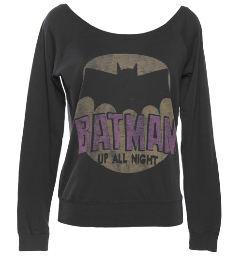 Junk Food Ladies Batman Off The Shoulder Black Label