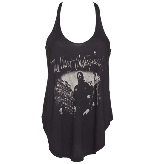 Junk Food Ladies Black The Velvet Underground Racer Back