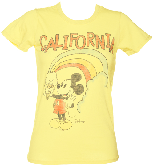 Junk Food Ladies California Mickey T-Shirt from Junk Food