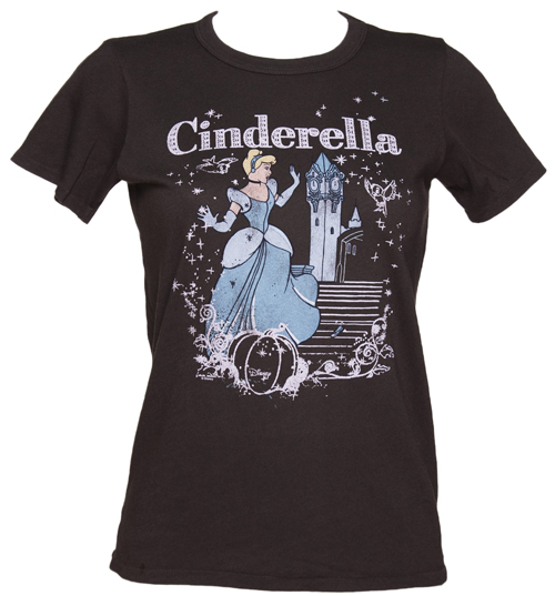 Ladies Charcoal Disney Cinderella Magical Scene