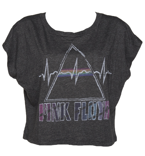 Ladies Dark Heather Pink Floyd dark Side Of the